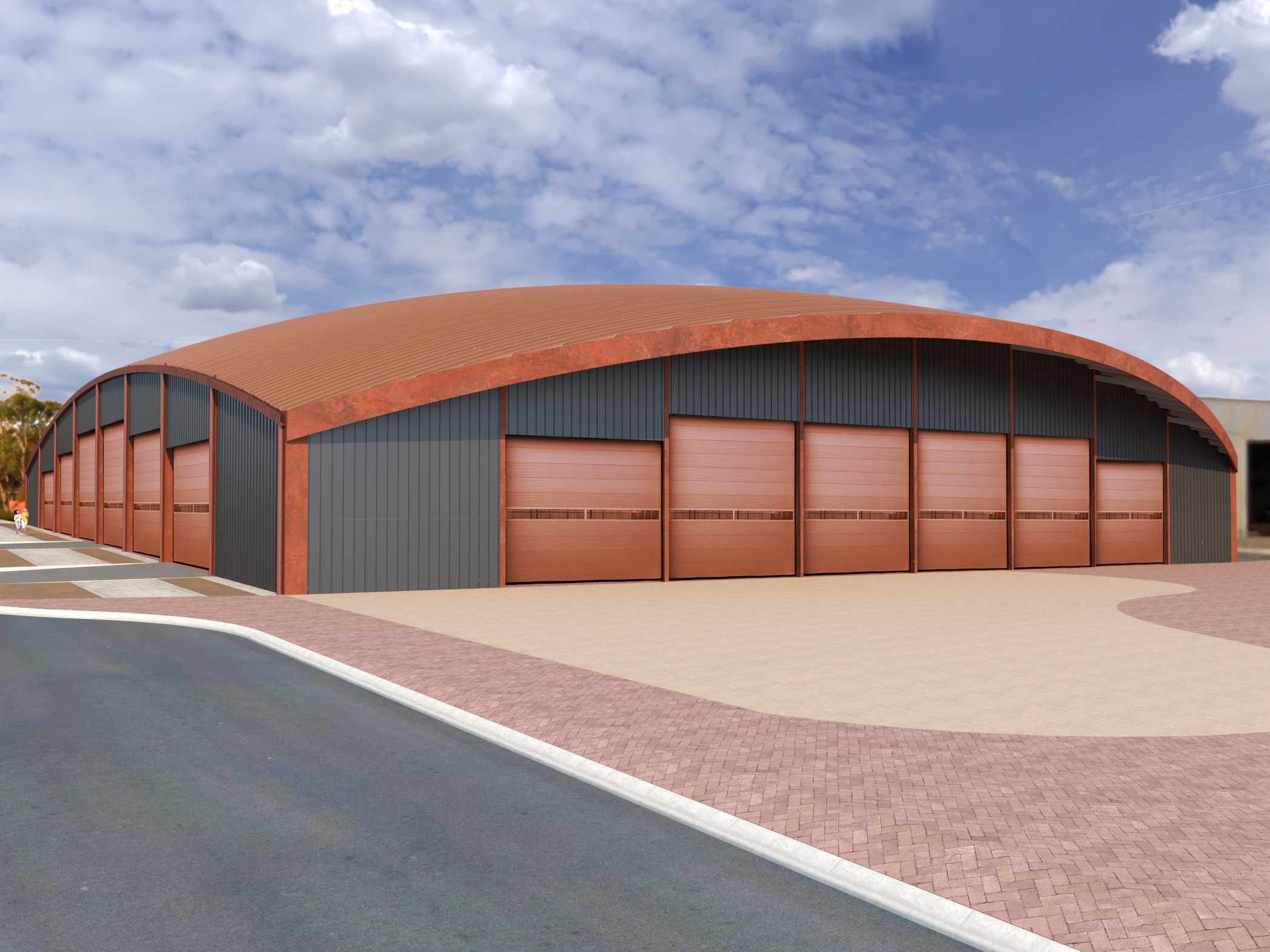 Multipurpose Community Pavilion Concept Design One
